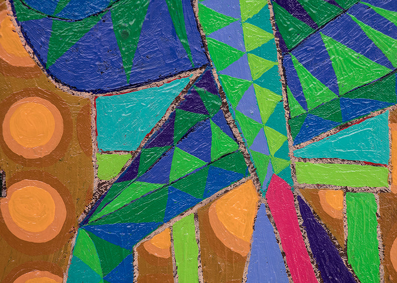 Two Mysterious Ladies Trying To Out-Mystify Each Other #1, Oil Painting, 1970