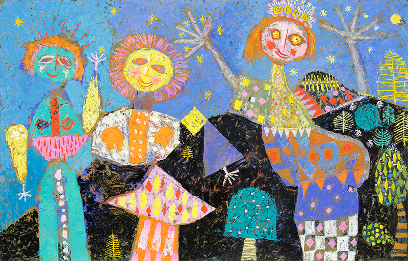 Edward Marecak, Oberek #1, Mixed Media Painting, 1950's, vintage, art, for sale, purchase, denver, modern, abstract