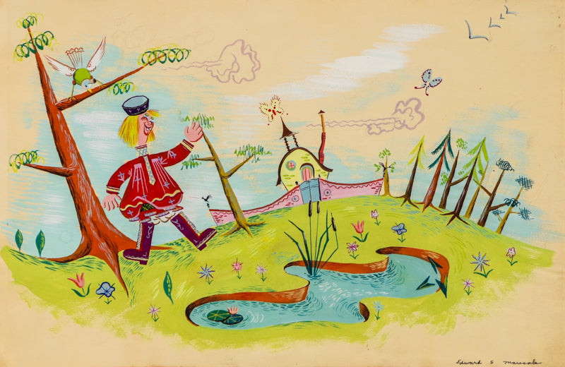 Edward Marecak, Untitled, Mixed Media Painting, vintage, art, for sale, purchase, denver, modern, abstract